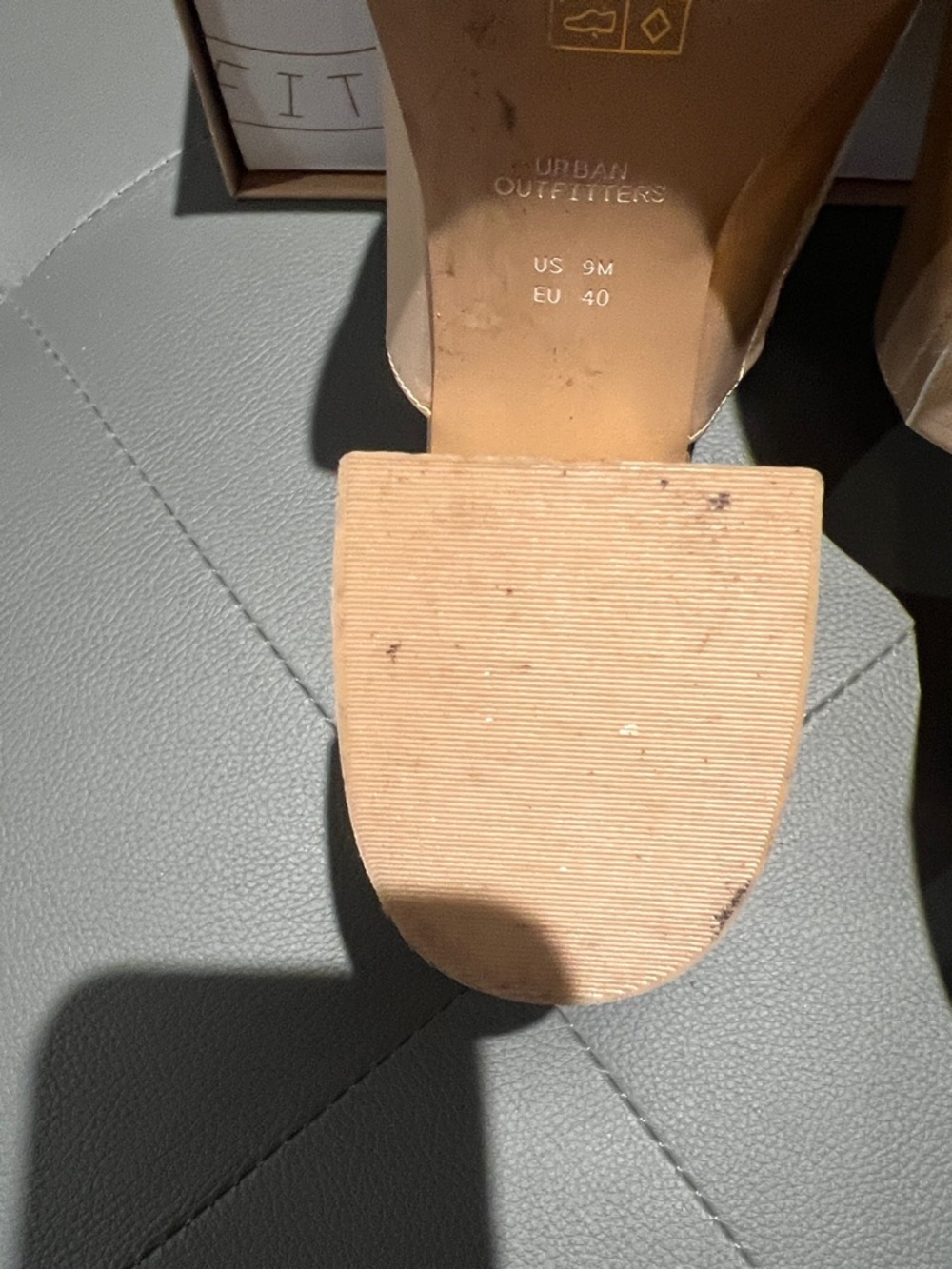 Urban Outfitters Metallic Gold Slide Mules - Picture 10 of 12